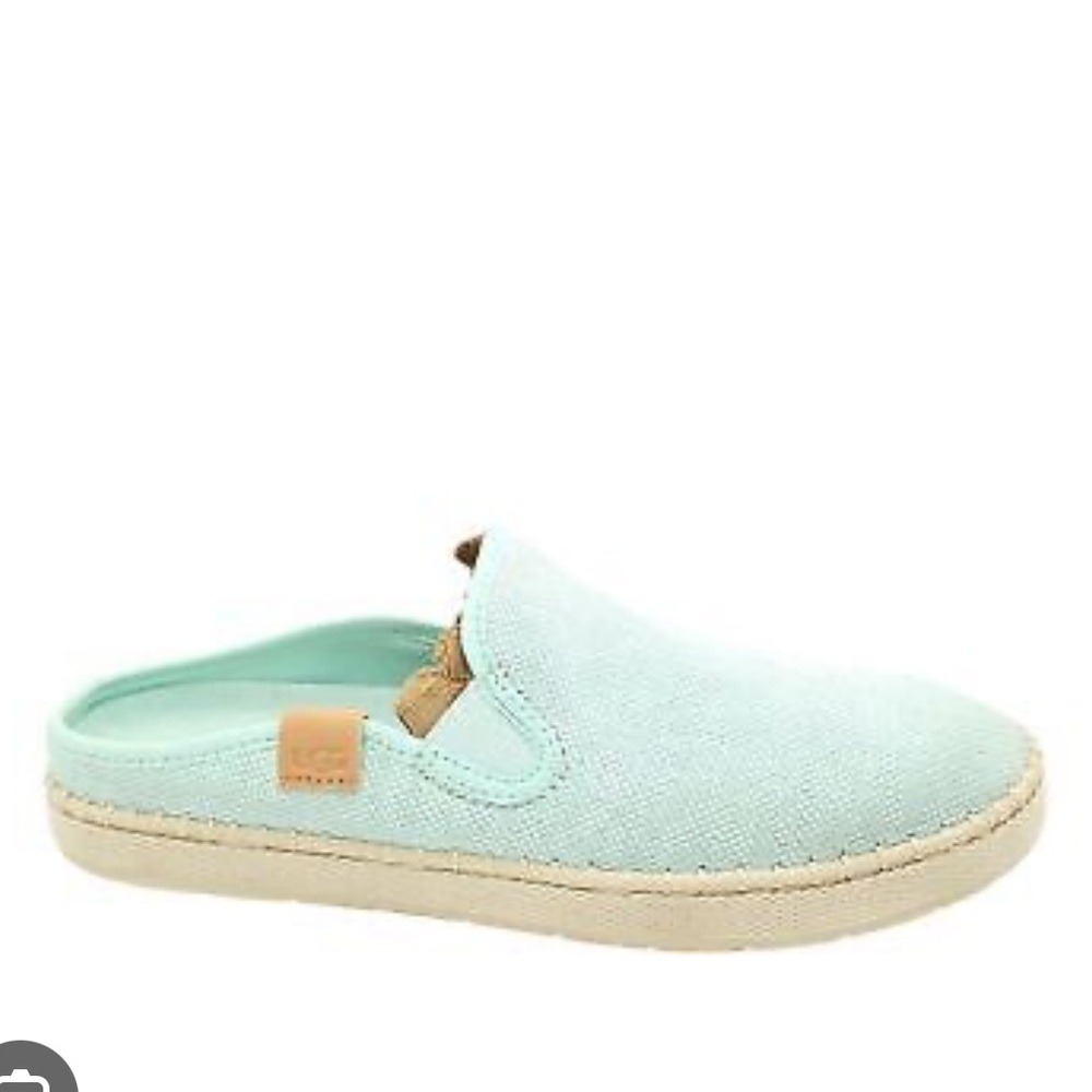 UGG Light Blue Delu Espadrille & Sneaker Combine Inspired Slip On Shoes Size 8